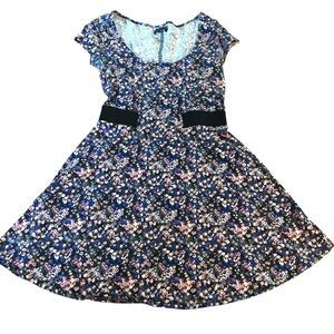 American Eagle Skater Dress Floral Print Size Small